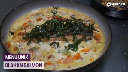 Sensasi Menyantap Lodeh Salmon di Atas Sungai