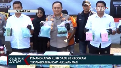 Download Video: Satreskoba Polrestabes Surabaya Berhasil Meringkus Kurir Sabu di Malang, Total Hingga 28 Kilogram!