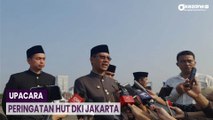 Pimpin Upacara HUT DKI, Pj Gubernur Heru Berharap Jakarta Jadi Pusat Pertumbuhan Ekonomi Indonesia