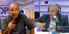 Ángel Expósito zarandea a Carmelo Encinas por defender los nuevos mítines norcoreanos de Pedro Sánchez