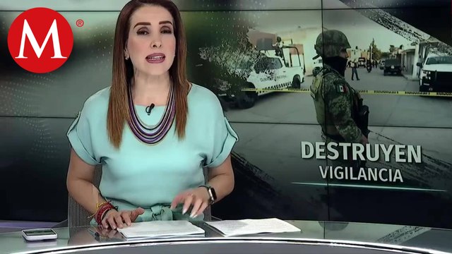 Miembros del crimen organizado derriban torres y cámaras de seguridad entre Jalisco y Zacatecas