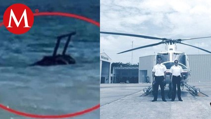 Cae un helicóptero que operaba para PEMEX en Campeche