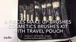 USpicy 8 Pieces Makeup Brushes Kit with Travel Pouch US-MB04