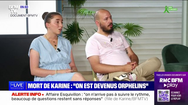 On est devenus orphelins : les deux enfants aînés de Karine Esquivillon témoignent sur BFMTV
