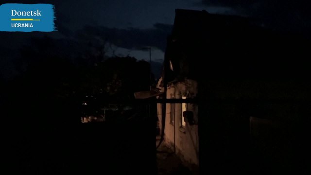 Dos heridos en un ataque nocturno con misiles rusos contra la ciudad ucrania de Donetsk