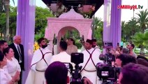 Murat Yıldırım-Iman Elbani çifti kızları için Fas'ta düğün yaptı