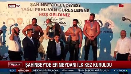 Şahinbey'de er meydanı ilk kez kuruldu