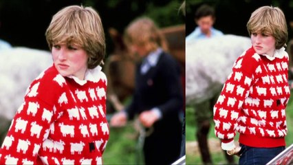 Le pull emblématique de la princesse Diana est mis aux enchères