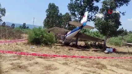 İzmir'de özel uçak düştü!