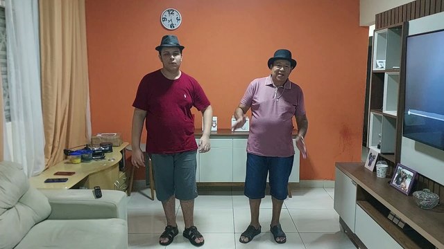 Luis Henrique e Vovô Valdivino Dançando A Noite Do Nosso Amor