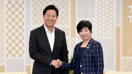 [서울] 서울시장-도쿄도지사 8년 만에 회담...기후변화 대응 협력 / YTN