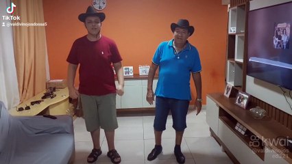 Luis Henrique e Vovô Valdivino Dançando Ai Que Saudades Me Dár 2