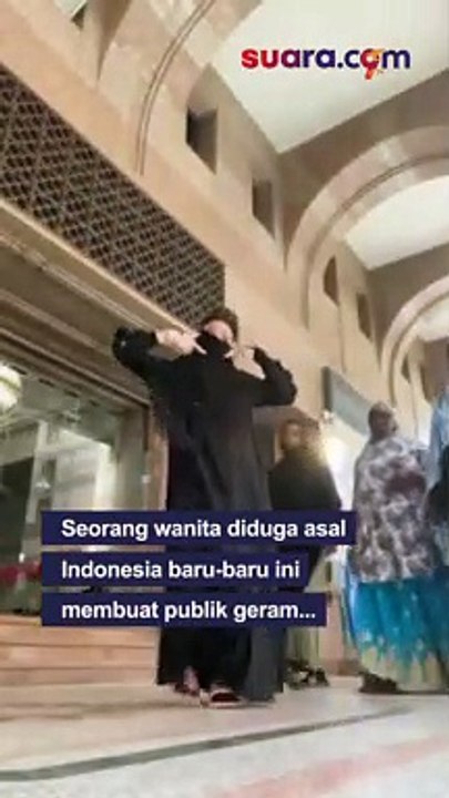 Viral! Diduga Jamaah Haji Asal Indonesia Joget Tiktok di Tanah Suci