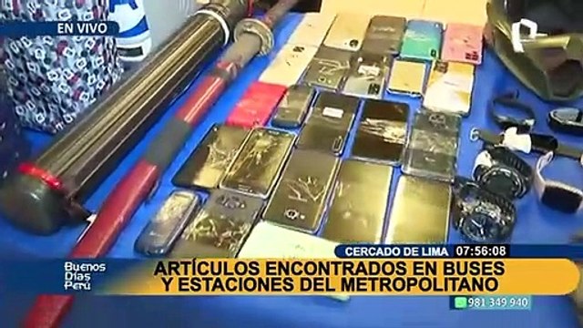 Conozca cómo recuperar objetos perdidos en Metropolitano: “cooler del Minsa, celulares, carteras”