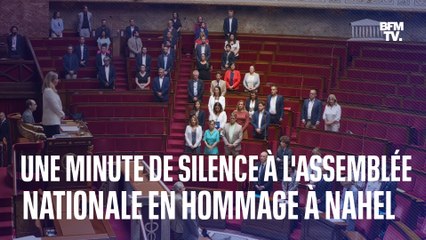 L'Assemblée nationale observe une minute de silence pour Nahel, tué à Nanterre