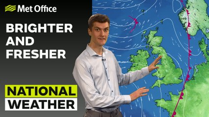 Met Office Evening Weather Forecast 28/06/23 - Brighter and Fresher