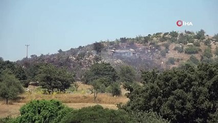 Çanakkale'de zirai alan yangınında 35 dönüm alan zarar gördü