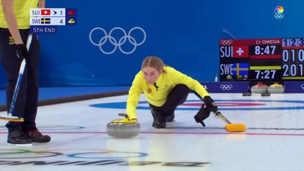 Attention coup de rêve : la masterclass de la Suède face à la Suisse en curling