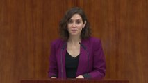 Ayuso reprocha a Vox que se haya convertido de 