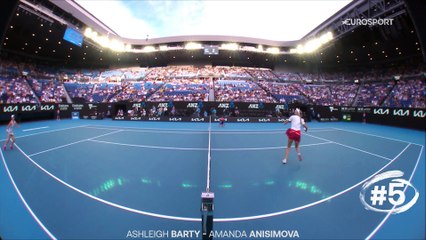 Le Top 5 de Barty à Melbourne : smash, lob imparable, passing en bout de course...