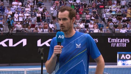 Murray : "Je suis juste heureux de revivre des matches ici avec vous dans une telle atmosphère"