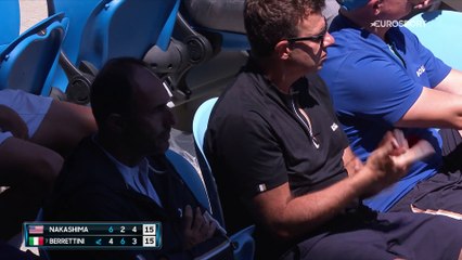 Berrettini - Nakashima : les temps forts en vidéo