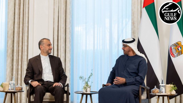 UAE President meets Iran’s Foreign Minister in Abu Dhabi