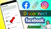 Instagram থেকে Facebook  Account Remove কিভাবে করবেন || How to Remove Instagram From Facebook