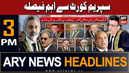 ARY News 3 PM Headlines 22nd June |     