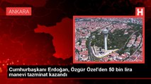 Cumhurbaşkanı Erdoğan, CHP Grup Başkanı Özgür Özel'den 50 bin lira manevi tazminat kazandı