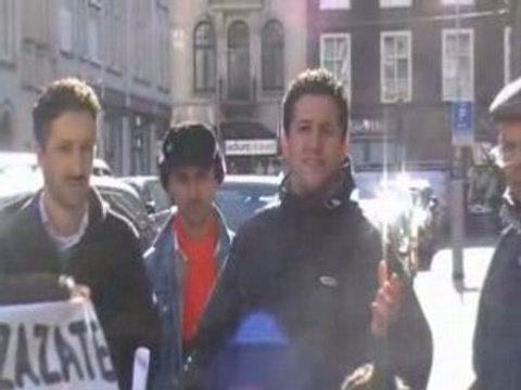 Demonstratie bij Marokkaanse ambassade III