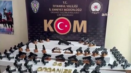 İstanbul'da yasadışı silah atölyelerine operasyon