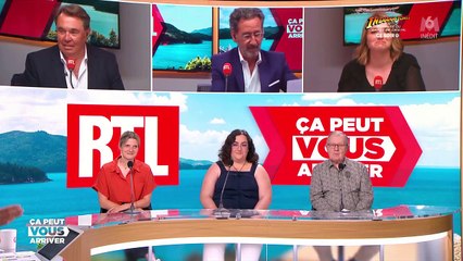 Download Video: Julien Courbet taquin avec sa chroniqueuse dans Ça peut vous arriver. M6