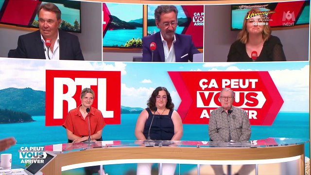 Julien Courbet taquin avec sa chroniqueuse dans Ça peut vous arriver. M6