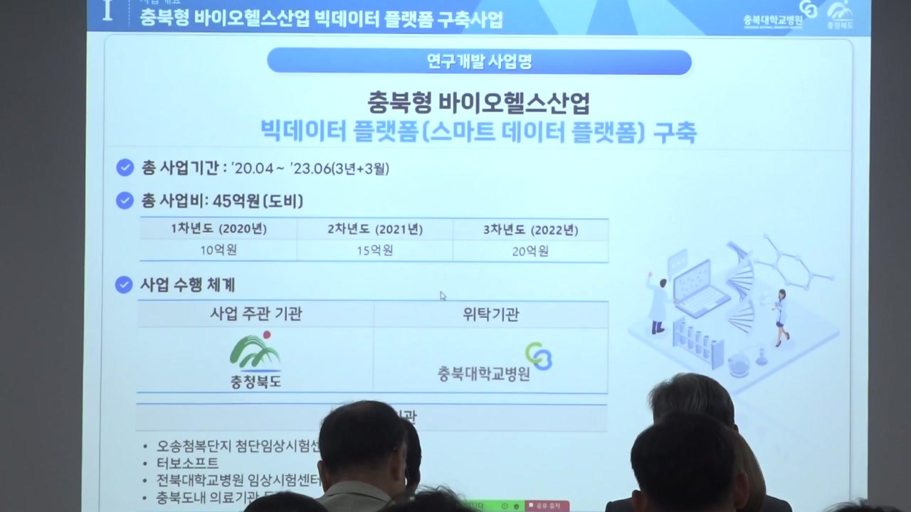 [충북] 충북, 임상데이터 센터 구축...바이오 산업 선도 기대 / YTN