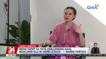 Movie shoot sa yate, challenging dahil mahiluhin sila ni David Licauco — Barbie Forteza | 24 Oras
