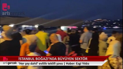 İstanbul Boğazı'nda büyüyen sektör: 'Her şey dahil' evlilik teklifi şovu
