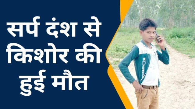 शाहजहांपुर: छत पर सो रहे किशोर की सर्प दंश से हुई मौत, घर में मचा कोहराम