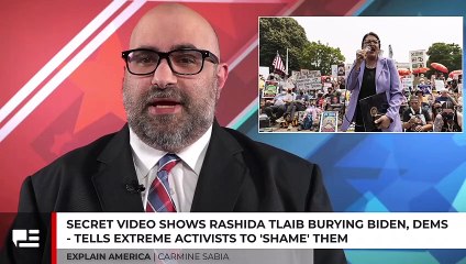 Download Video: Secret Video Shows Rashida Tlaib Burying Biden, Dems - Tells Extreme Activists To 'Shame' Them