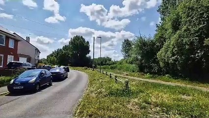 Floral tributes around Chalton Crescent, Leigh Park, Havant