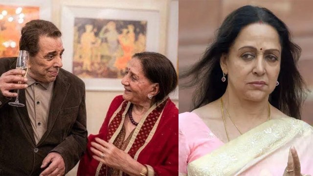 Dharmendra पहली Wife Prakash Kaur के साथ celebrate करते दिखे, Fans ने Hema Malini पर किए Comment
