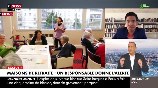 EXCLU - Le patron d'une maison de retraite tire le signal d'alarme dans Morandini Live : Attention, nous risquons un drame cet été avec nos anciens faute de moyens et de personnel!