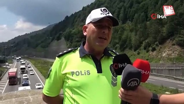 TEM Otoyolu’nda bayram trafiği başladı: Ekipler görev başında