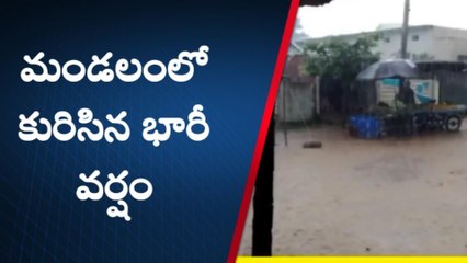 కడెం:మండలంలో మోస్తారు నుండి భారీ వర్షం