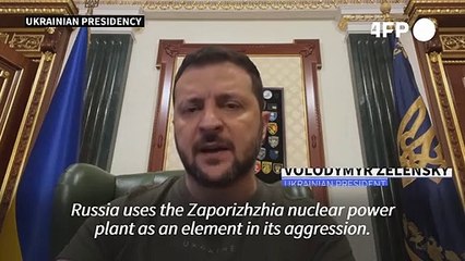 Zelensky claims Russia preparing 'terror attack' at occupied nuclear plant