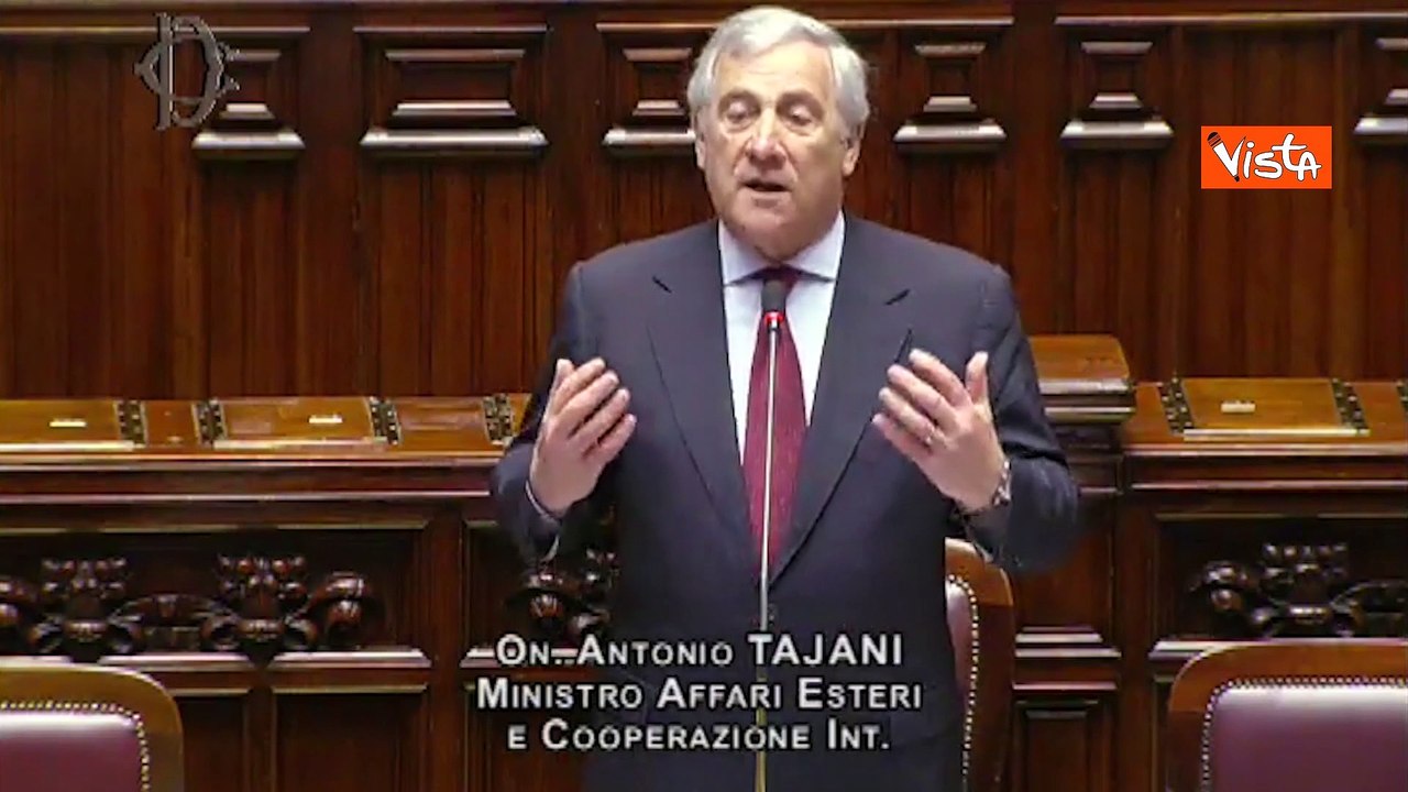 "Grazie Presidente Berlusconi", Tajani ricorda il leader di Forza Italia alla Camera