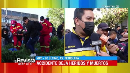 “El micro se bajó e impactó primero contra el Noah”, responsabilizan al bus por choque múltiple