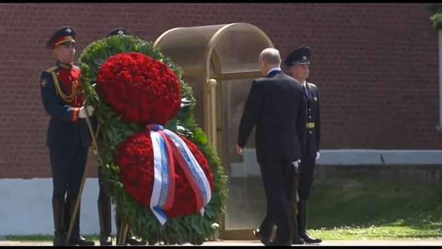 Putin alla commemorazione russa della seconda guerra mondiale