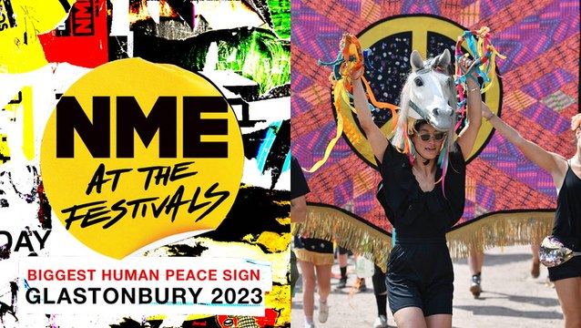 Glastonbury 2023 - Let's make the biggest ever human peace sign