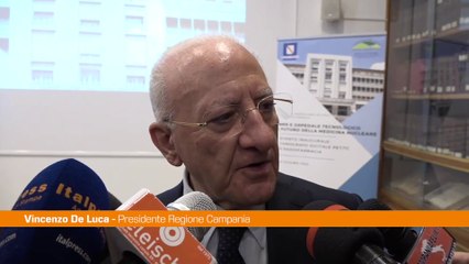 Sanità, De Luca "Entro 2023 vincere la battaglia delle liste d'attesa"